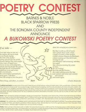 A Bukowski Poetry Contest