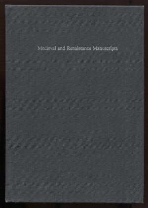 Medieval and Renaissance Manuscripts in California Libraries. Volume 1. Claremont Libraries