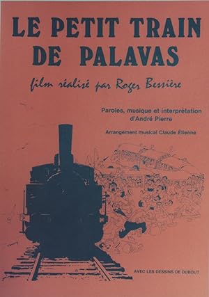 "LE PETIT TRAIN DE PALAVAS" Film réalisé par Roger BESSIÈRE en 1970 / Affiche originale entoilée ...