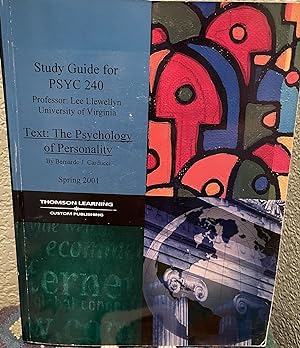 Study Guide for Psyc 240