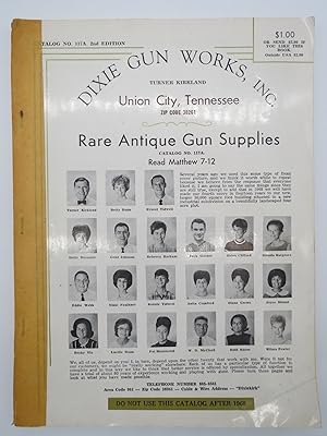 DIXIE GUN WORKS, INC CATALOG NO. 117A, 2ND EDITION