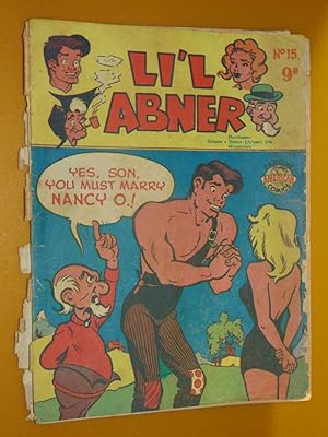 Li'l Abner #15. Poor 0.5. 1955 Australian Comic