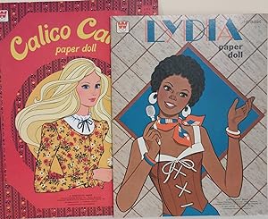Set of 2 paper dolls from the 1970s