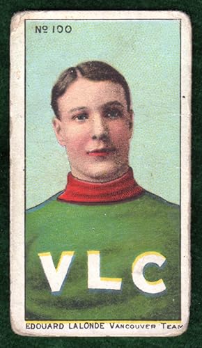 Edouard Lalonde Vintage Lacrosse Trading Card, 1910 Imperial Tobacco Cigarette Card, Set C59, Car...