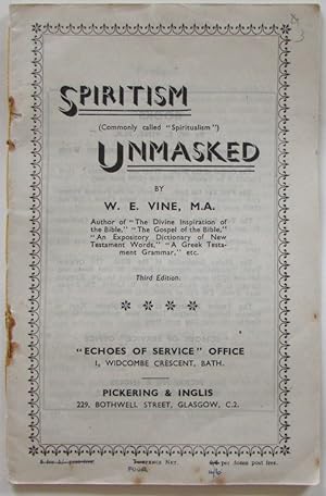 Spiritism Unmasked