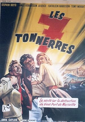 "LES SEPT TONNERRES / SEVEN THUNDERS" Réalisé par Hugo FREGONESE en 1957 avec Stephen BOYD, James...