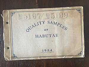 Quality Samples og Habutae No. 5197 / No. 5199 1934