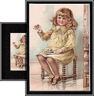 'Little Jack Horner' . Color Lithograph c1880