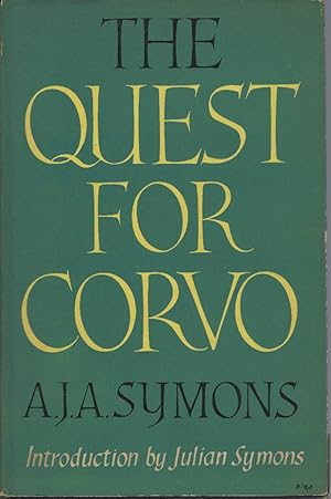 The Quest for Corvo - an experiment in biography