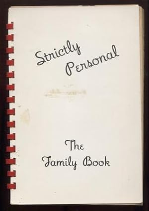 Strictly Personal; The Family Book. (Cook Book) Women's Society of Christian Service, Circle Two ...