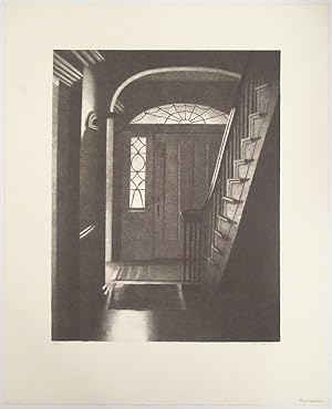 American Artist Nick Patten Pencil Signed Lithograph "Entrance"