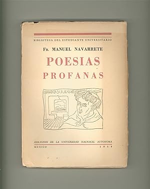 Poesias Profanas, by Fra Manuel Navarrete.18th Century Mexican Franciscan Priest, Poet & Journali...