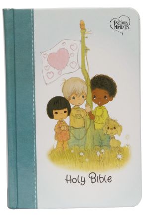 NKJV, Precious Moments Small Hands Bible, Hardcover, Teal, Comfort Print: Holy Bible, New King Ja...