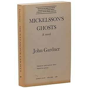 Mickelsson's Ghosts [Uncorrected Proof]