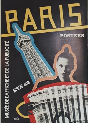 "PARIS POSTERS ÉTÉ 82" Affiche originale entoilée / Offset par RAZZIA / Editée par le MUSÉE DE L'...