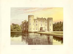 Shirburn Castle Oxfordshire Tetsworth 1870s COLOR PRINT