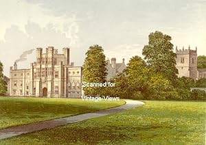 Coughton Court Woburn Alcester Warwickshire COLOR PRINT