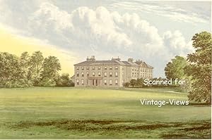 IRELAND Cavan Lord Farnham House c1870s Color Print
