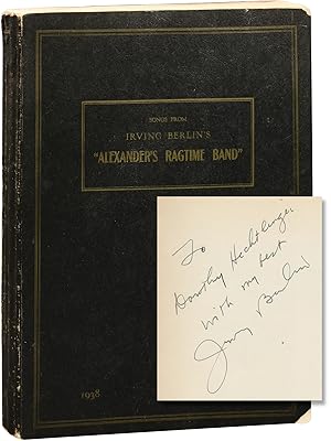 Songs from Irving Berlin's "Alexander's Ragtime Band" (First Edition, inscribed by Irving Berlin,...