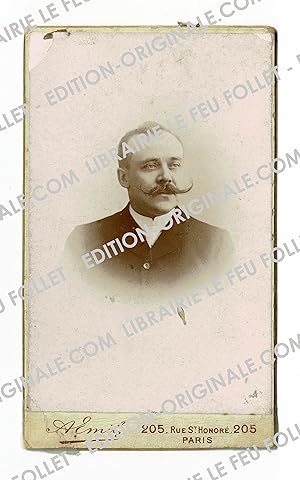 Portrait photographique de Fernand Destouches, père de Louis-Ferdinand Céline