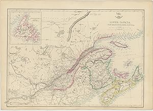 Lower Canada, New Brunswick, Nova Scotia.