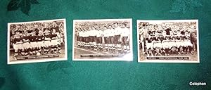 Football: England, Scotland & Wales International TeamS 1935/6. 3 Ardath Photocard. Team PhotoS.