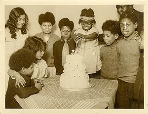 "NEW YEARS'S PARTY FOR LITTLE BLACK CHILDREN LONDON 1931" Photo de presse originale KEYSTONE VIEW...