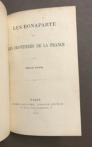 Les Bonaparte et les frontières de la France.