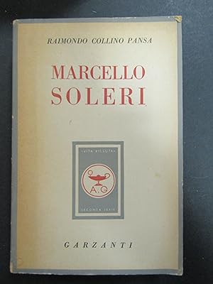 Collino Pansa Raimondo. Marcello Soleri. Garzanti. 1948-I