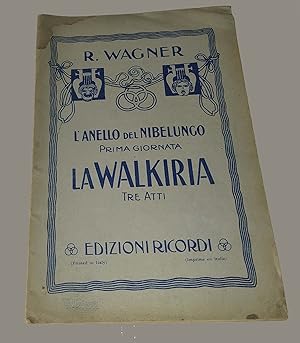 La Walkiria l'anello del Nibelungo Ricordi Wagner Zanardini