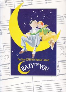 Crazy for You: The New Gershwin Musical Comedy (Souvenir Brochure: Prince Edward Theatre, London,...