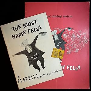 THE MOST HAPPY FELLA: Playbill, Souvenir Playbook, and Ticket Stub