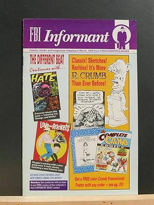 FBI Informant (Comics, books, and magazines shipping in March 1994 from FANTAGRAPHICS BOOKS)