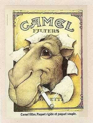 "CAMEL FILTERS" Annonce originale entoilée (1972
