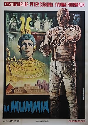 "LA MALÉDICTION DES PHARAONS (THE MUMMY)" Réalisé par Terence FISHER en 1958 avec Peter CUSHING, ...