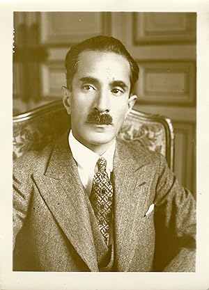 "Shah Wali KHAN ministre d'AFGHANISTAN 1931" Photo de presse originale G. DEVRED / Agence ROL Par...