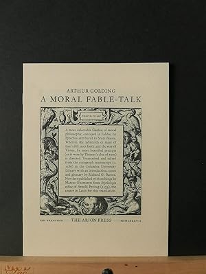 A Moral Fable-Talk (Promotional brochure)