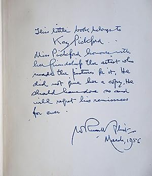 Memoirs of Madame Du Barry { Signed Dedication from Sir William Russell Flint to Kay Pickford, 19...