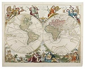 Mappe Monde ou Description du Globe Terrestre & Aquatique Suivant les Dernieres & Meilleures.