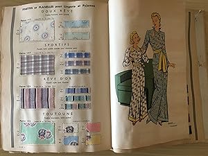 Les Creations chez Crepatte Strauss et Fils Les tissus et soieries nouveautes pour l'Hiver 1939-1940