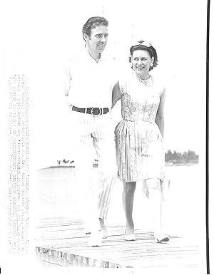 Lord Snowden & Princess Margaret In Lyford Cay B&W Mar 13 1967 Photo