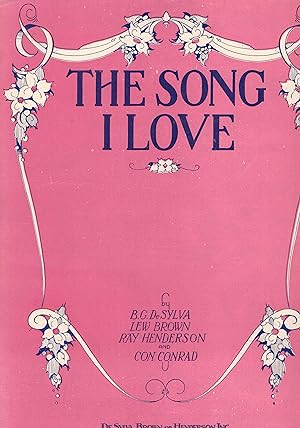 The Song I love - Vintage Sheet Music