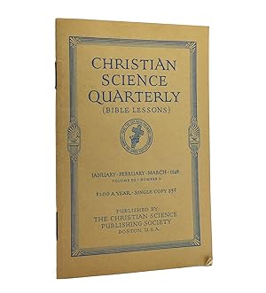 CHRISTIAN SCIENCE QUARTERLY (Bible Lessons)