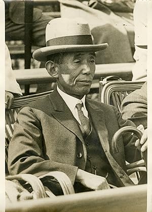 "Kenkichi YOSHIZAWA ambassadeur du JAPON 1931" Photo de presse originale G. DEVRED / Agence ROL P...