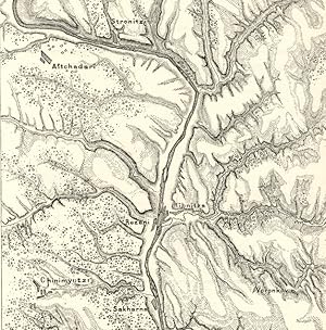 A PORTION OF THE MIDDLE DNIESTER,Ukraine,Historical Map