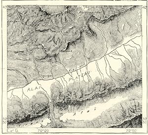 THE ARALO-CASPAIN BASIN,Asiatic Russian 1800s Antique Map