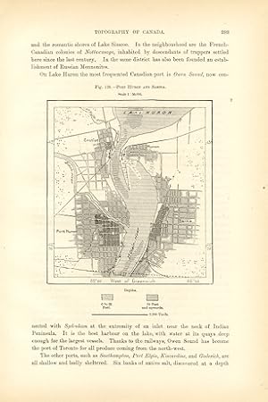 PORT HURON, SARNIA,ONTARIO,TOPOGRAPHY OF CANADA