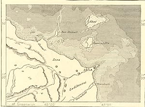 Zeila on the Gulf of Aden coast in the Awdal Region, northern Somalia,ANTIQUE PRINT,1890s HISTORI...