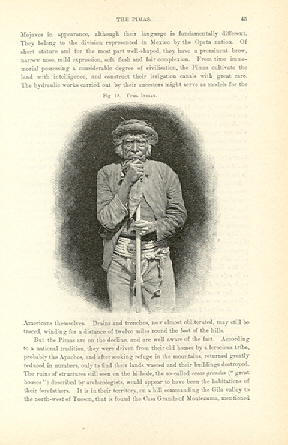 YUMA INDIAN ,1893 Historical Print