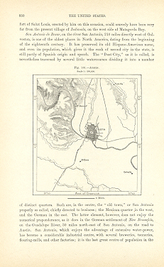 AUSTIN, TEXAS ,1893 Historical Map